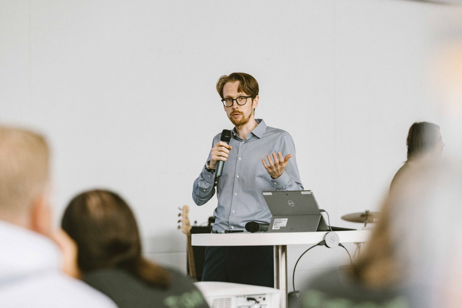 Remko Plantenga presenting at a technical conference